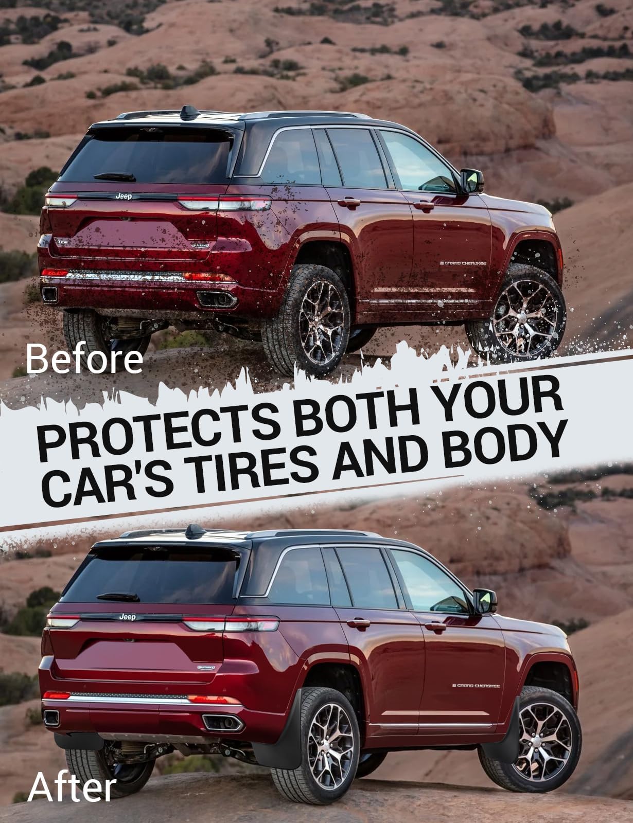 Ecarzo rear left mud flap fitted protecting wheel arch from debris