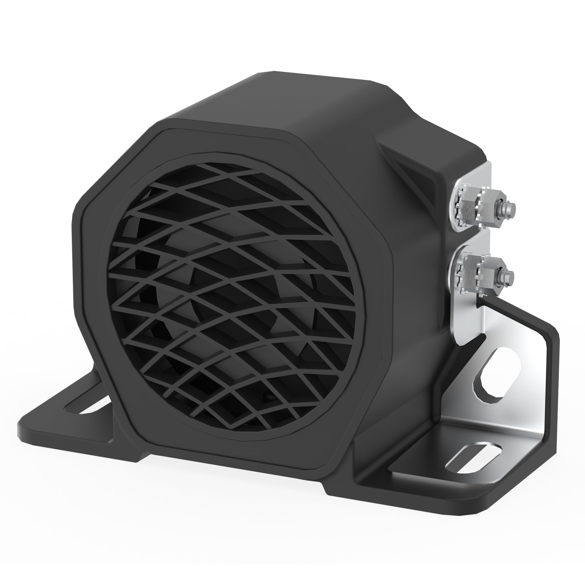 ECCO front view of alarm showing compact profile and clear warning benefit