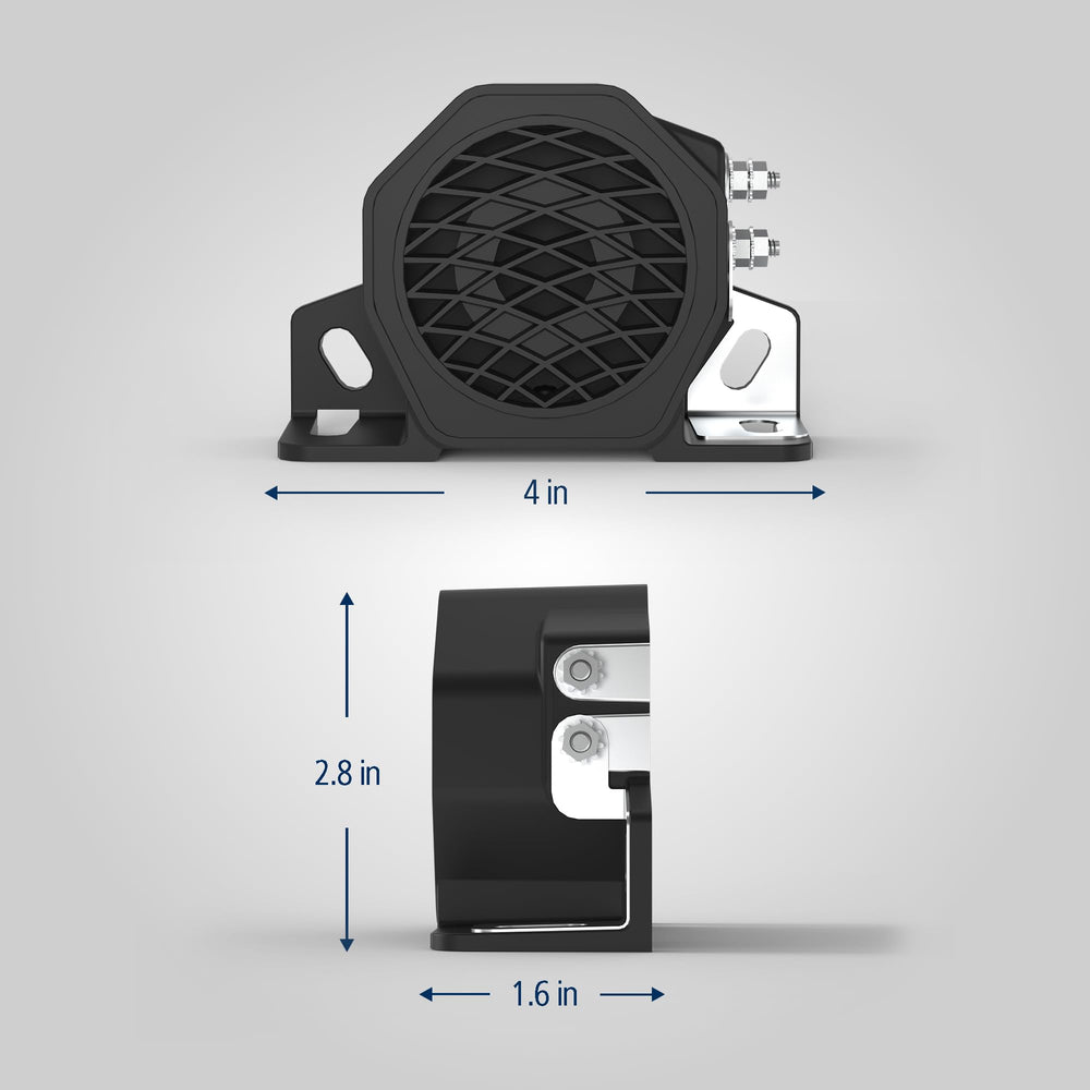 ECCO installed on truck bumper showing real‑world visibility benefit