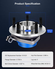 ECCPP ABS tone ring closeup showing sensor compatibility benefit