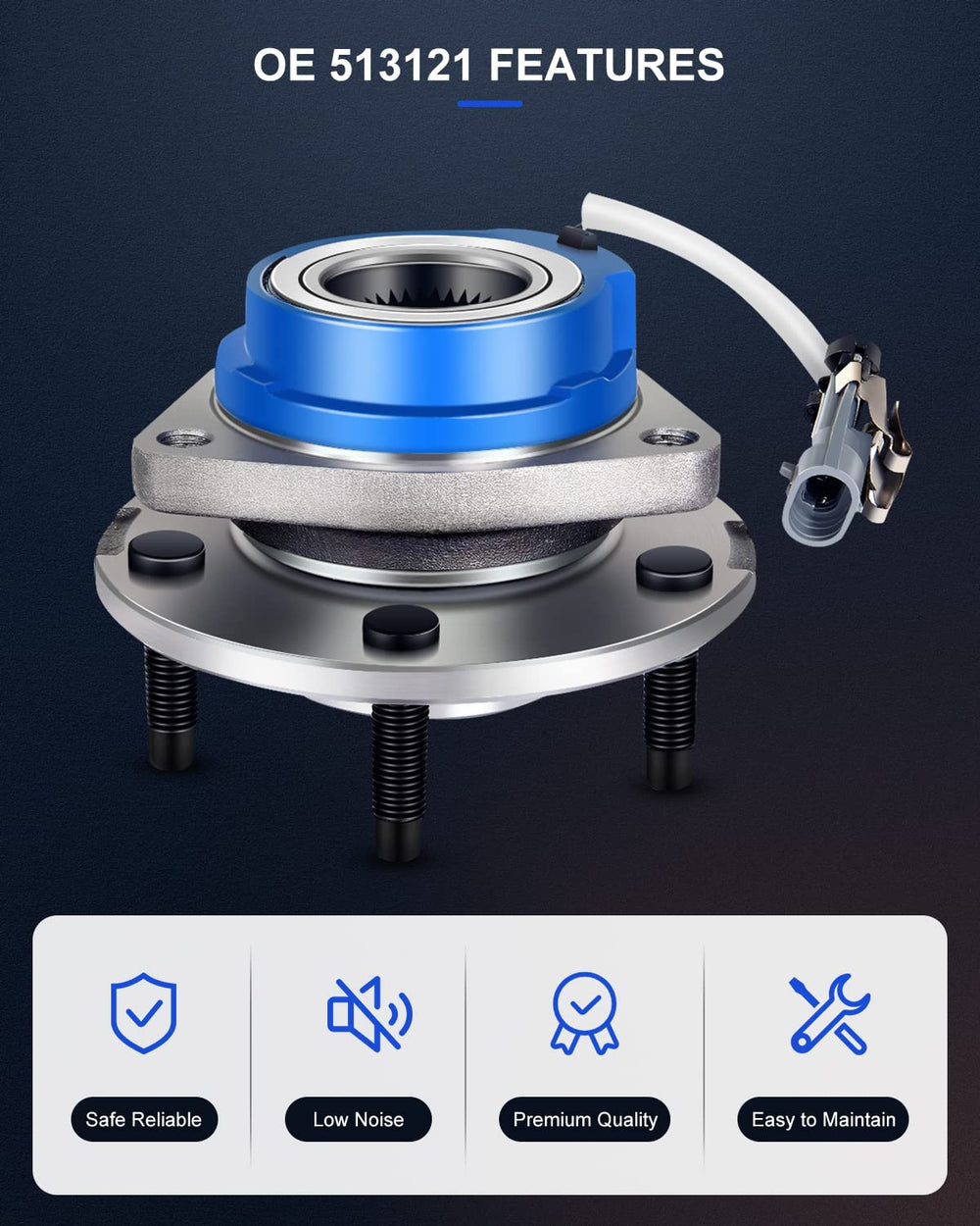 ECCPP bearing seal detail showing protective seal for longer life benefit