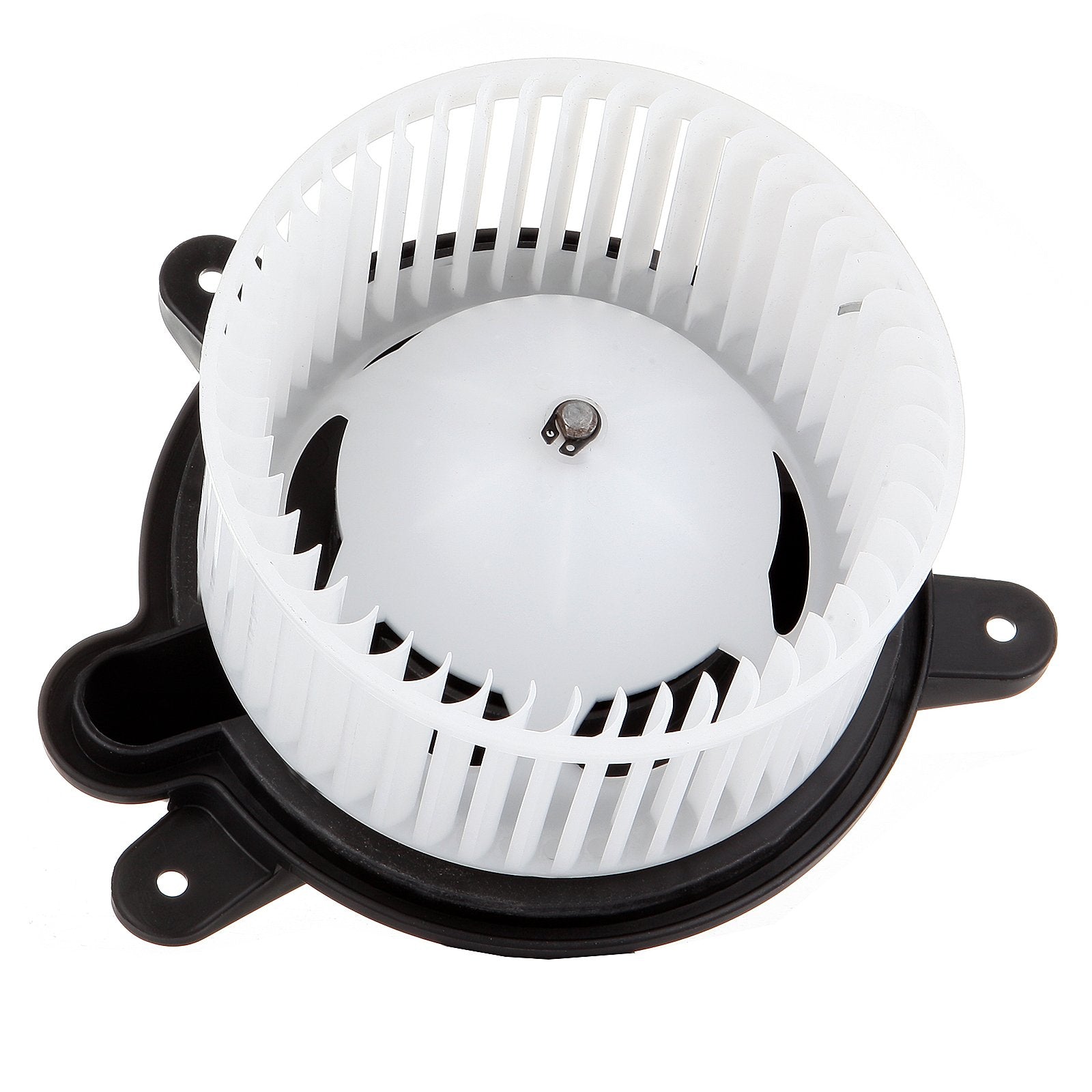 ECCPP front view of blower motor showing mounting flanges and clean finish for easy fitment