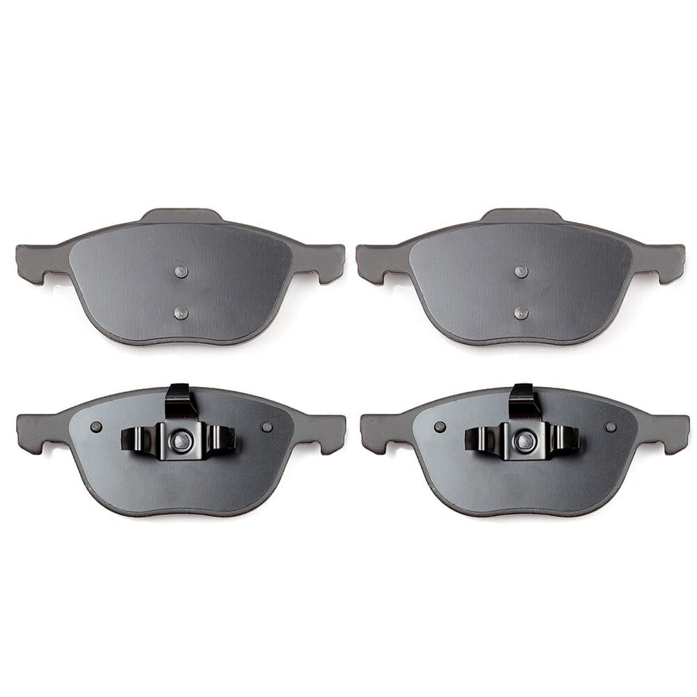 ECCPP D1044 pads with clean alloy wheel highlighting reduced dust