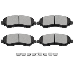 ECCPP D1273 front pads front view showing fitment and easy swap benefit