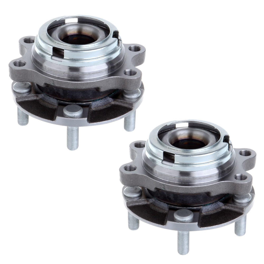 ECCPP front hub assembly front view showing fitment and smooth flange benefit