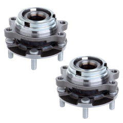 ECCPP front hub assembly front view showing fitment and smooth flange benefit
