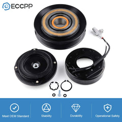 ECCPP front plate label view showing part fitment for Toyota Matrix and Corolla models