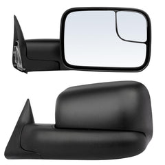 ECCPP front view of pair tow mirrors showing whole assembly and improved visibility