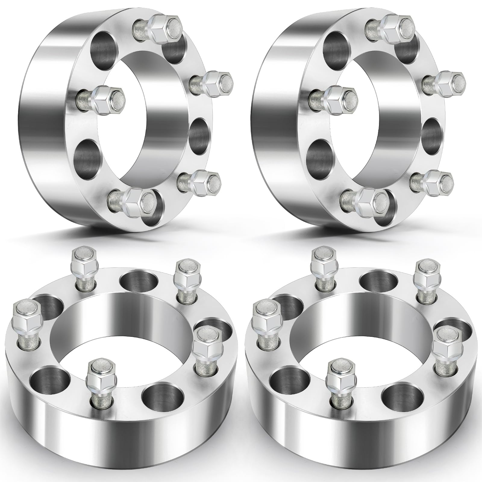ECCPP front view of four spacers showing kit and benefit of complete set