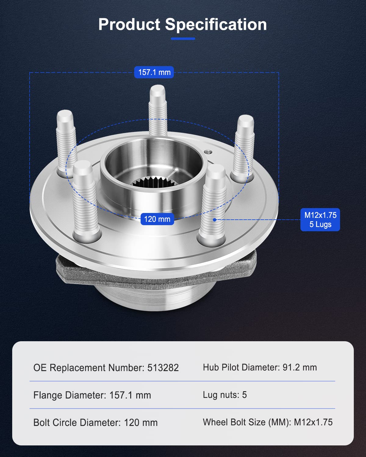 ECCPP hub bore and stud alignment for precise installation benefit