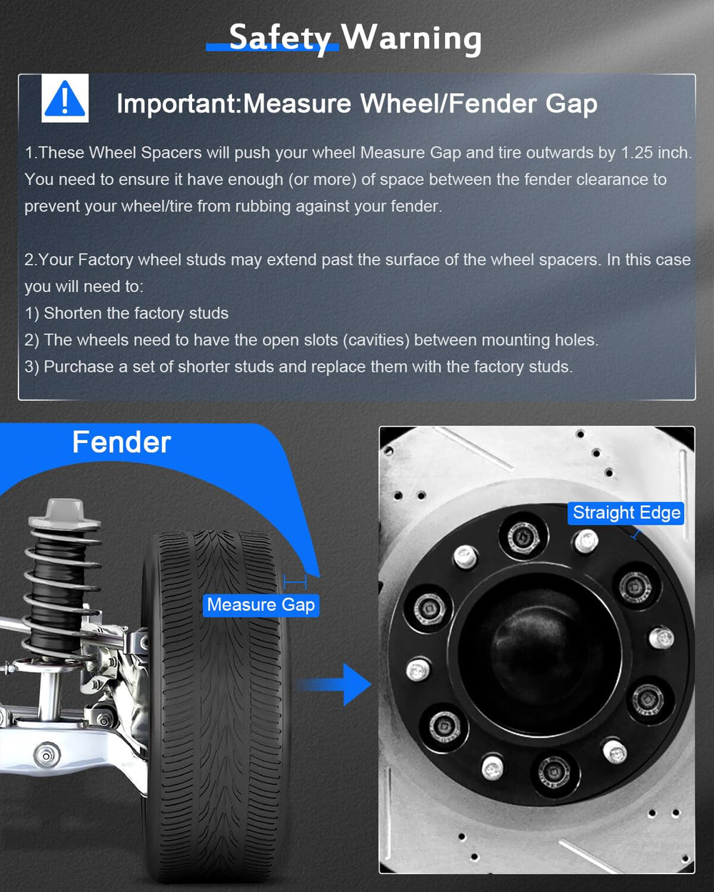 ECCPP installed on Silverado front wheel proving brake and tire clearance