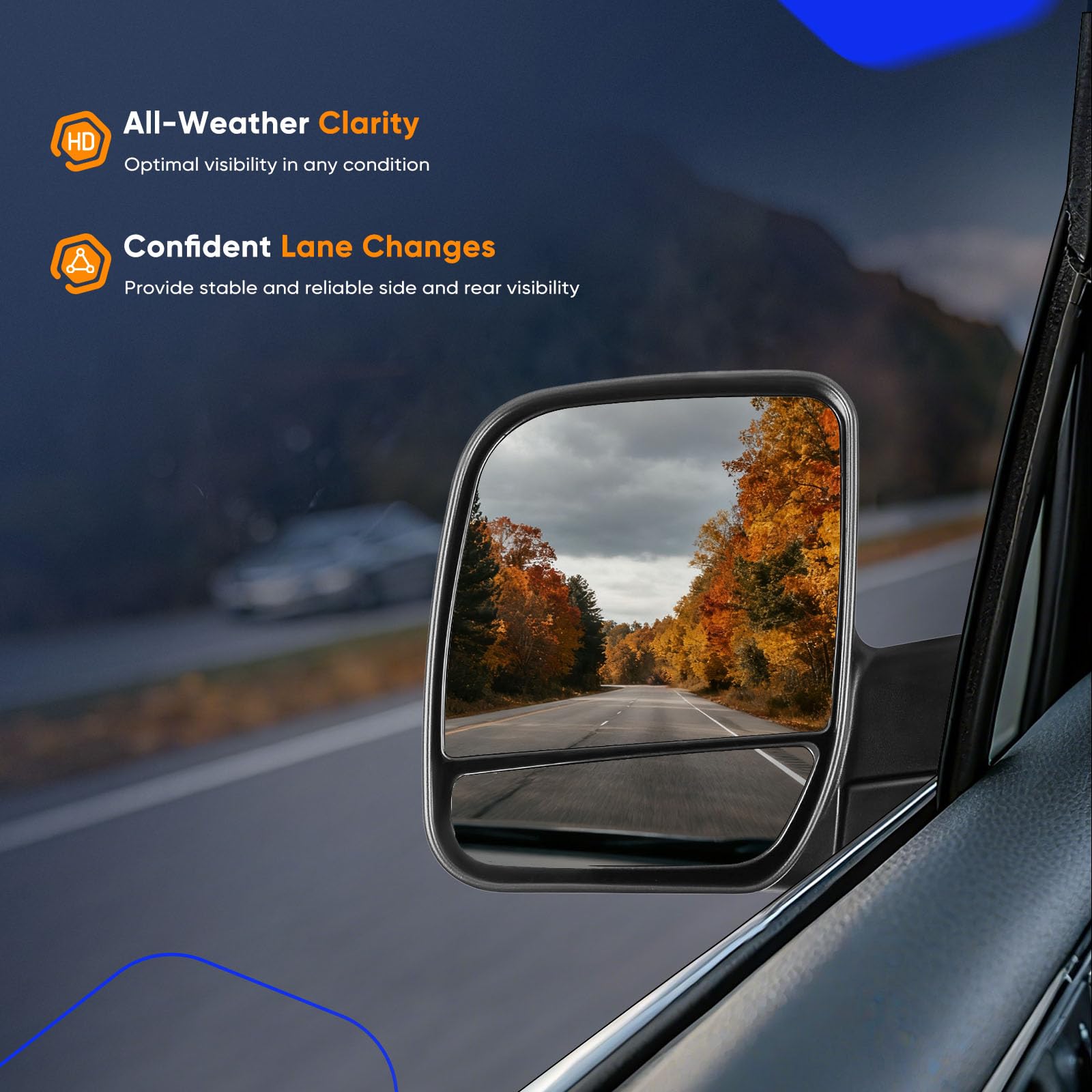 ECCPP mirror wiring and harness detail simplifies connection and swap