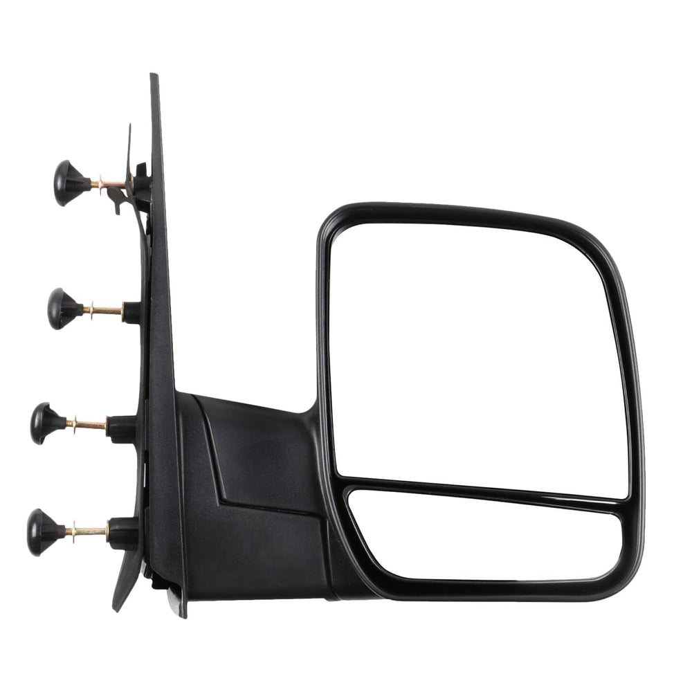 ECCPP front view of passenger mirror showing glass and housing benefit clear sightline