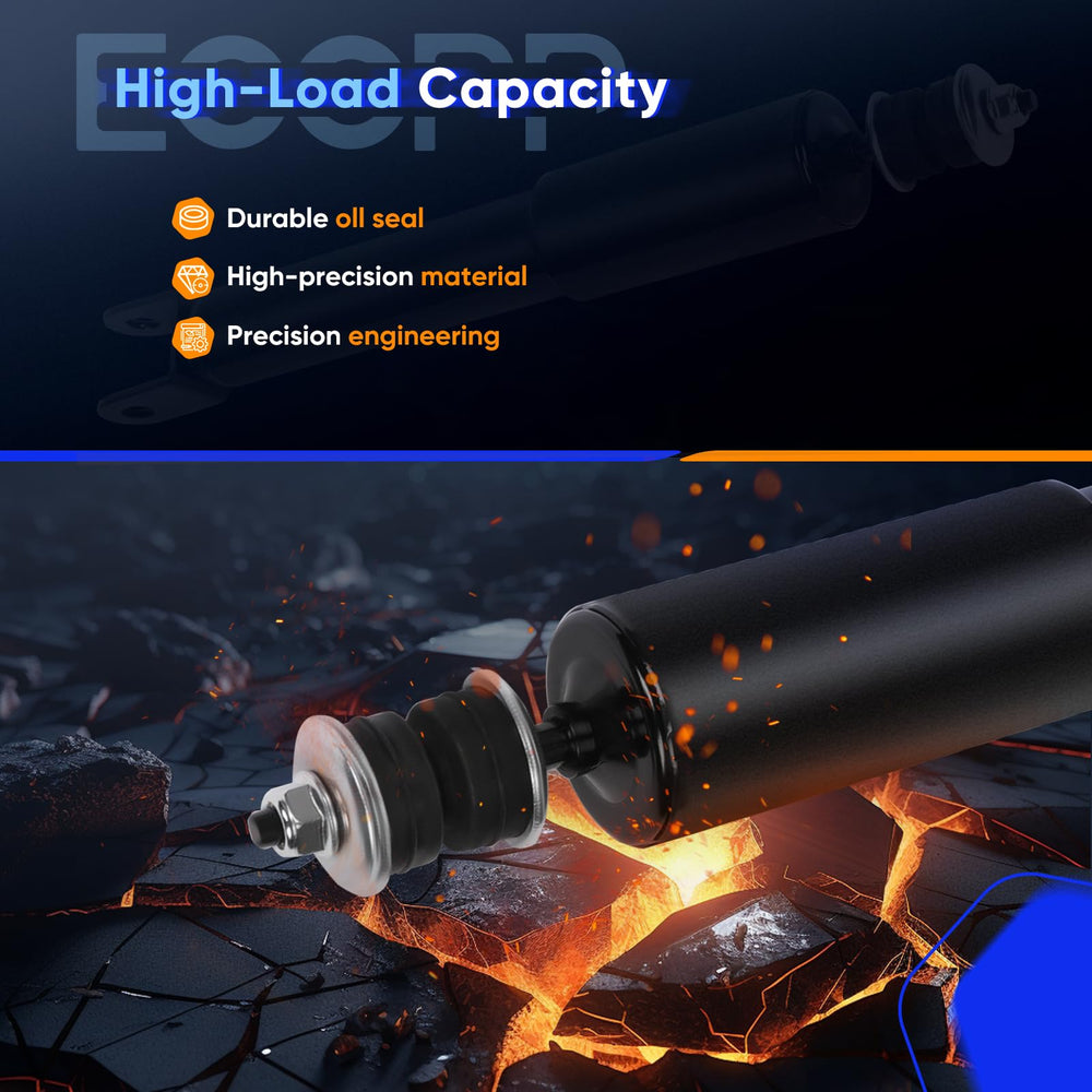 ECCPP shocks installed in front suspension of Avalanche showing improved steering control