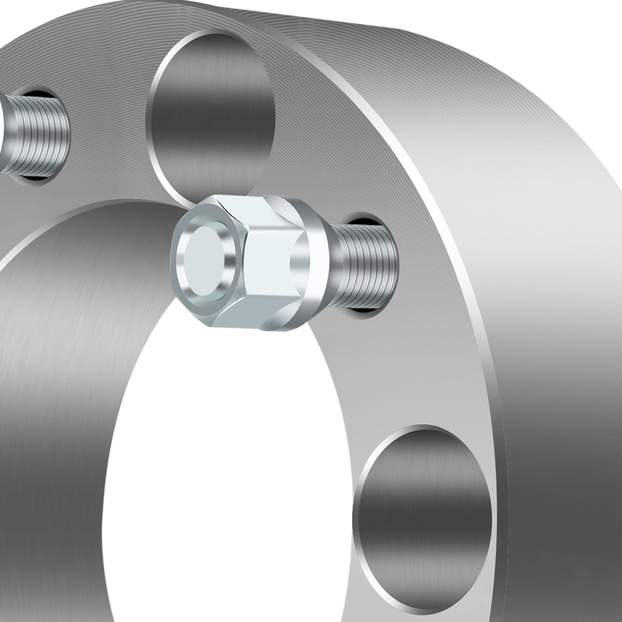 ECCPP spacers beside larger tire showing added clearance advantage