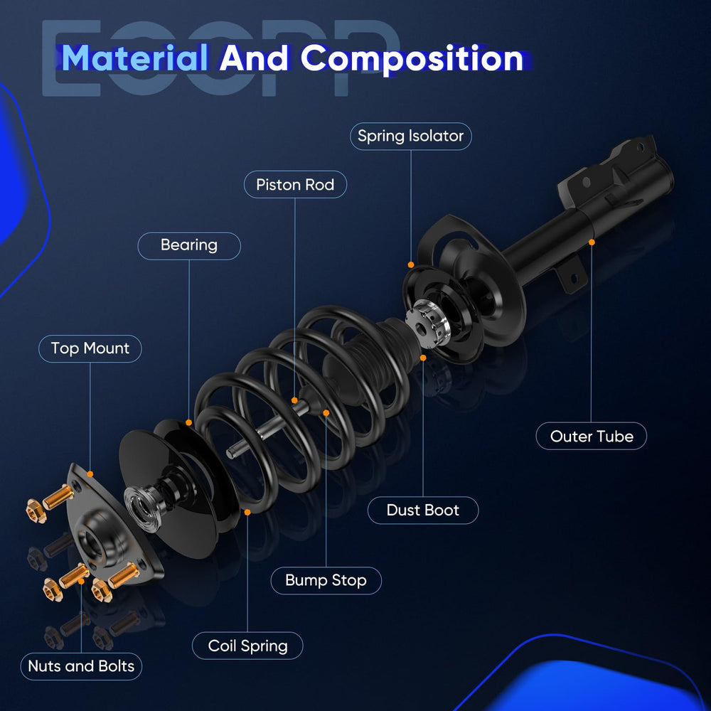 ECCPP strut held in hand to show scale and ease of handling