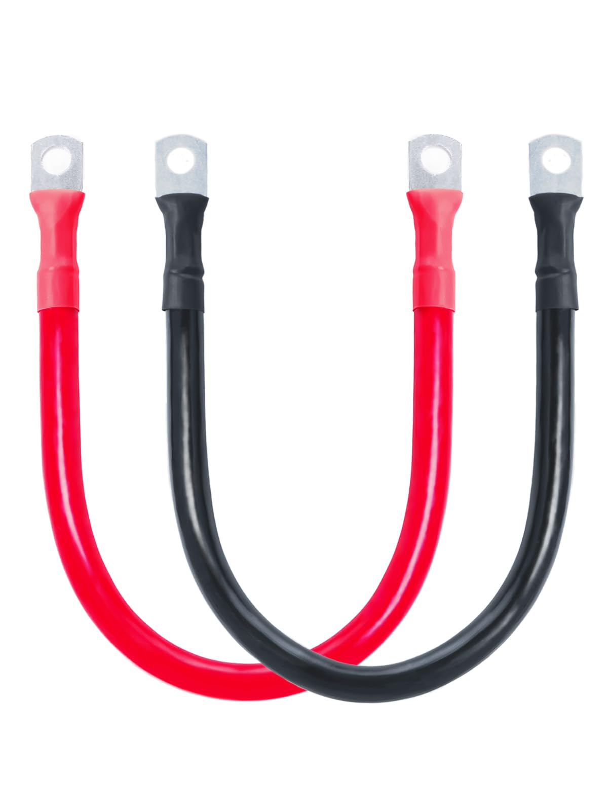 ECO-WORTHY front packaging showing 2AWG 12-inch cable kit and features