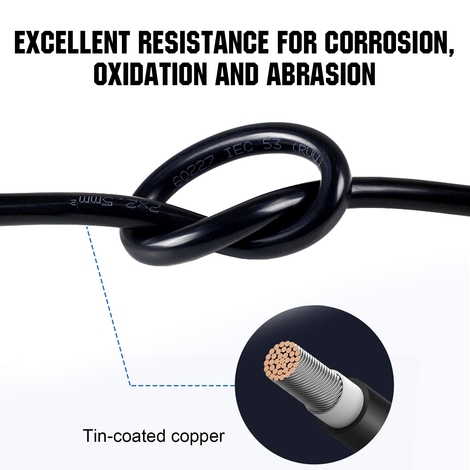 ECO-WORTHY lug mounted on battery stud demonstrating secure connection