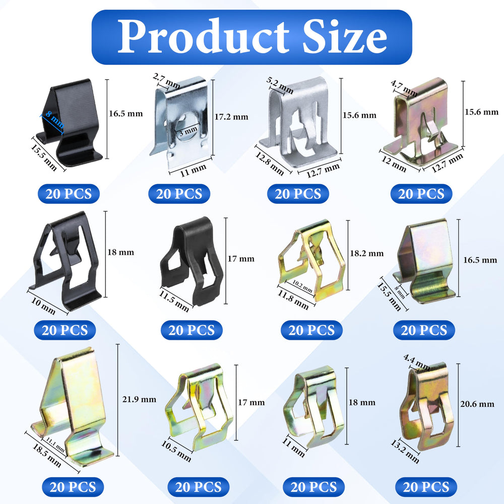 ecocstm clip close-up detail highlighting smooth galvanized finish and durable grip