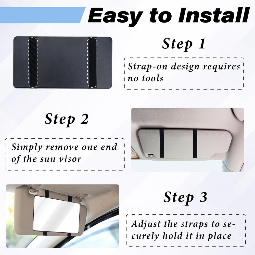 ecocstm mirror strapped to headrest showing family-friendly visibility benefit