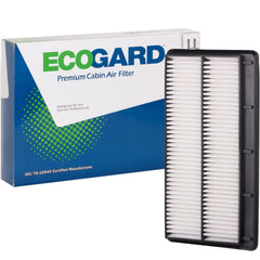 ECOGARD XA12027 front view showing filter shape and fit advantage