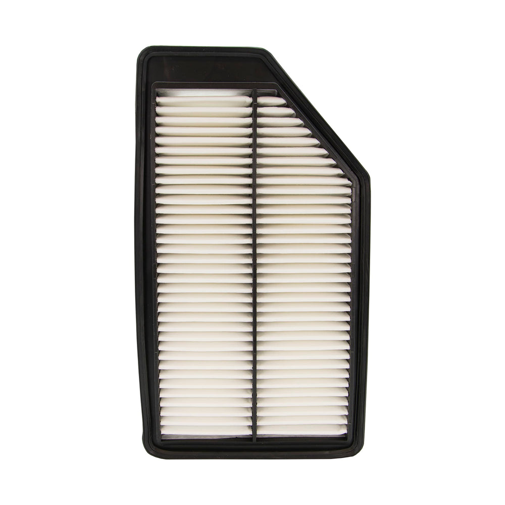 ECOGARD air filter beside a ruler showing dimensions for accurate fit confirmation