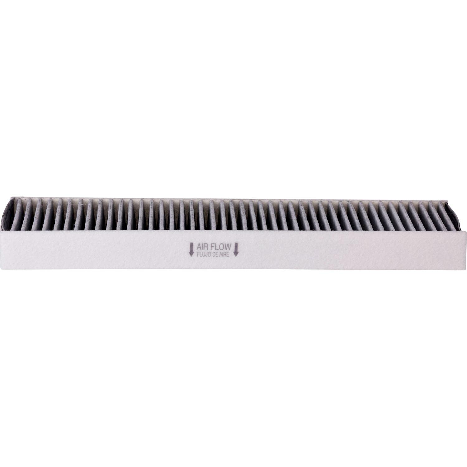 ECOGARD filter next to ruler showing correct dimensions for proper fit