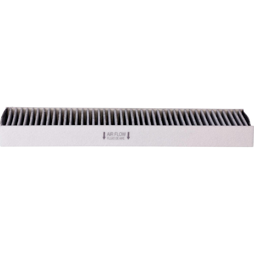 ECOGARD filter next to ruler showing correct dimensions for proper fit