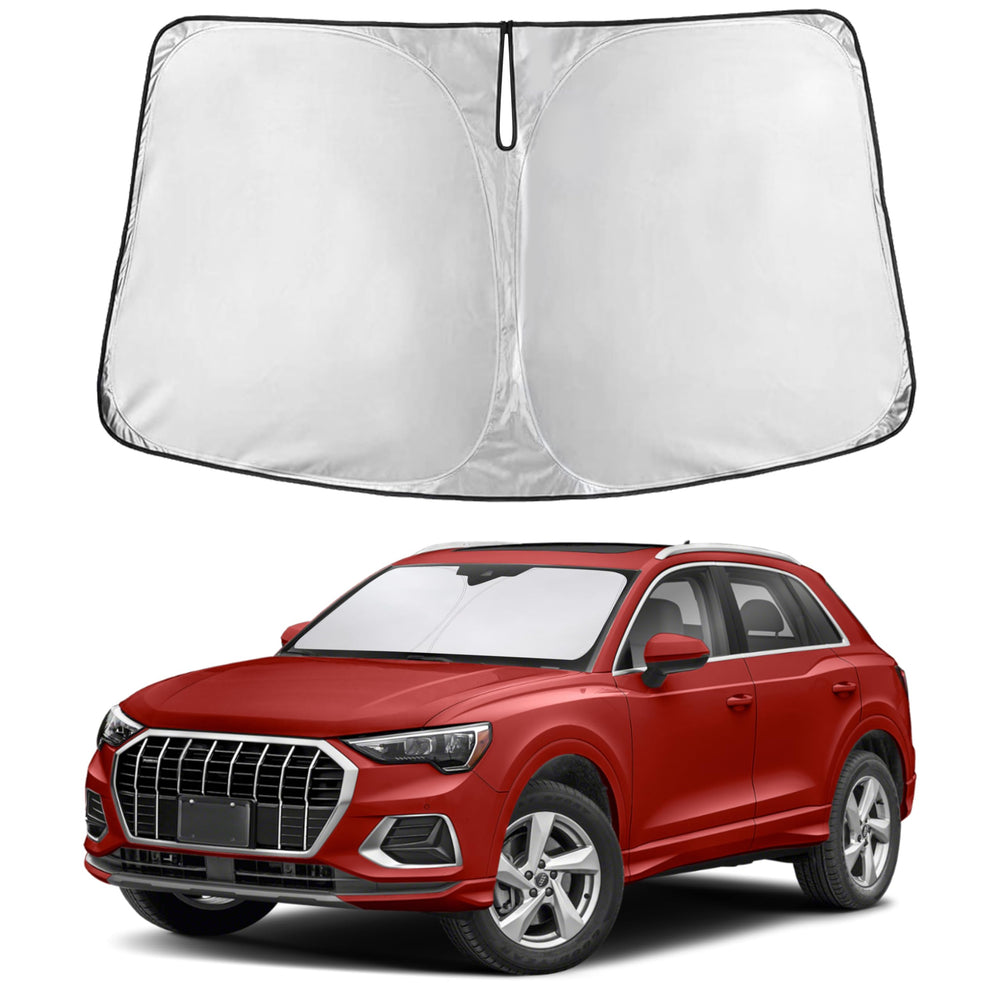 EcoNour front view showing full windshield coverage and neat fit