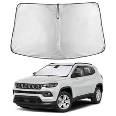 EcoNour front-view on windshield showing full-fit and sun blocking benefit