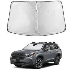 EcoNour front view showing full windshield coverage and protection benefit