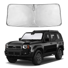 EcoNour front view showing full windshield coverage and protection benefit