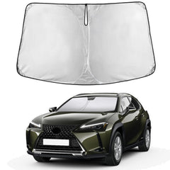 EcoNour front view showing full windshield fit and complete coverage benefit