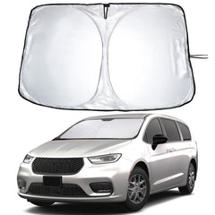 EcoNour front view showing full windshield coverage and protection