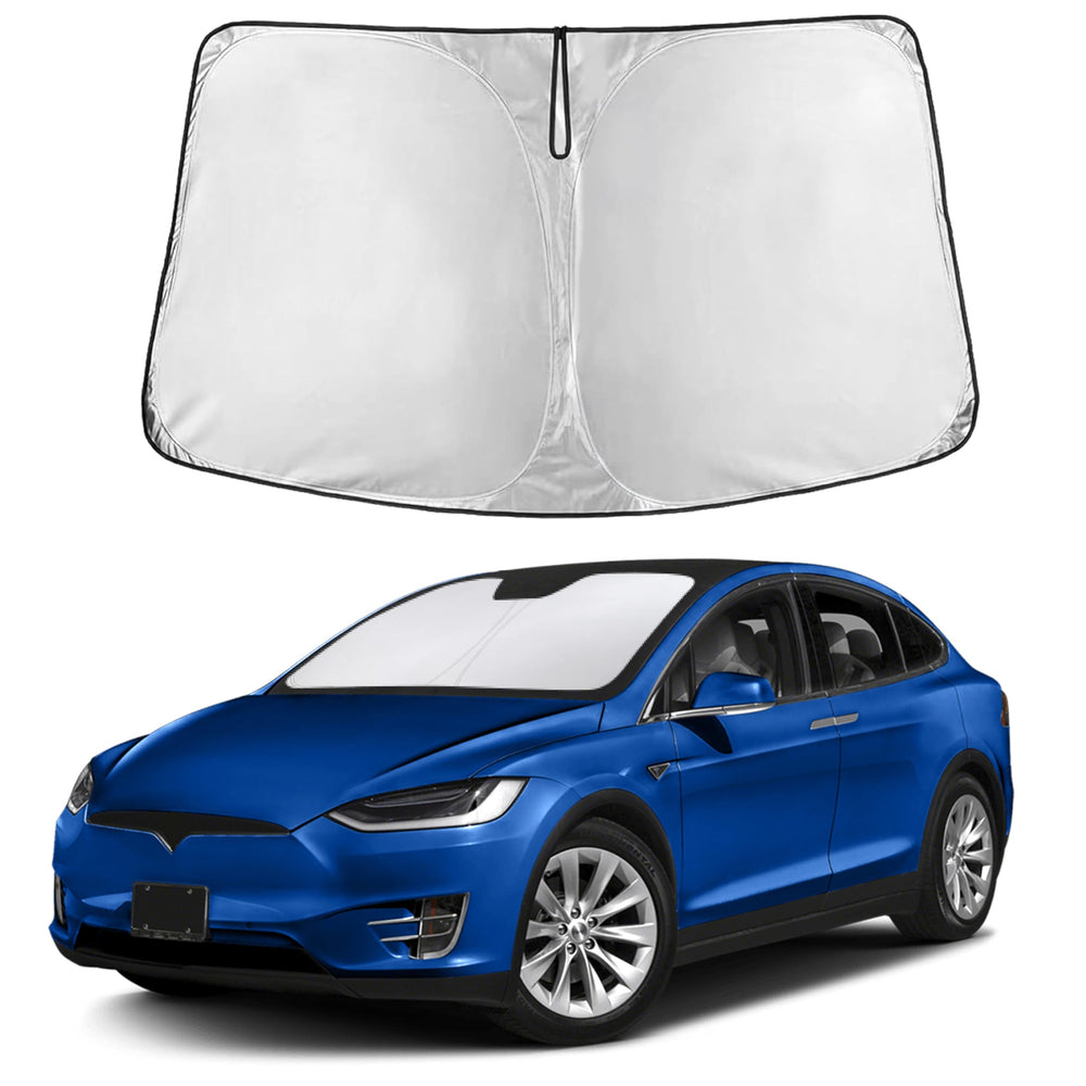 EcoNour front view showing full windshield coverage and precise fit benefit