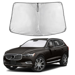 EcoNour front view showing tailored fit for Volvo XC60 windshield and full coverage benefit