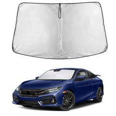 EcoNour front view showing full windshield coverage and protection