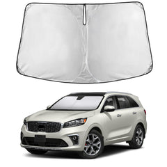 EcoNour front view showing full windshield coverage and heat reduction