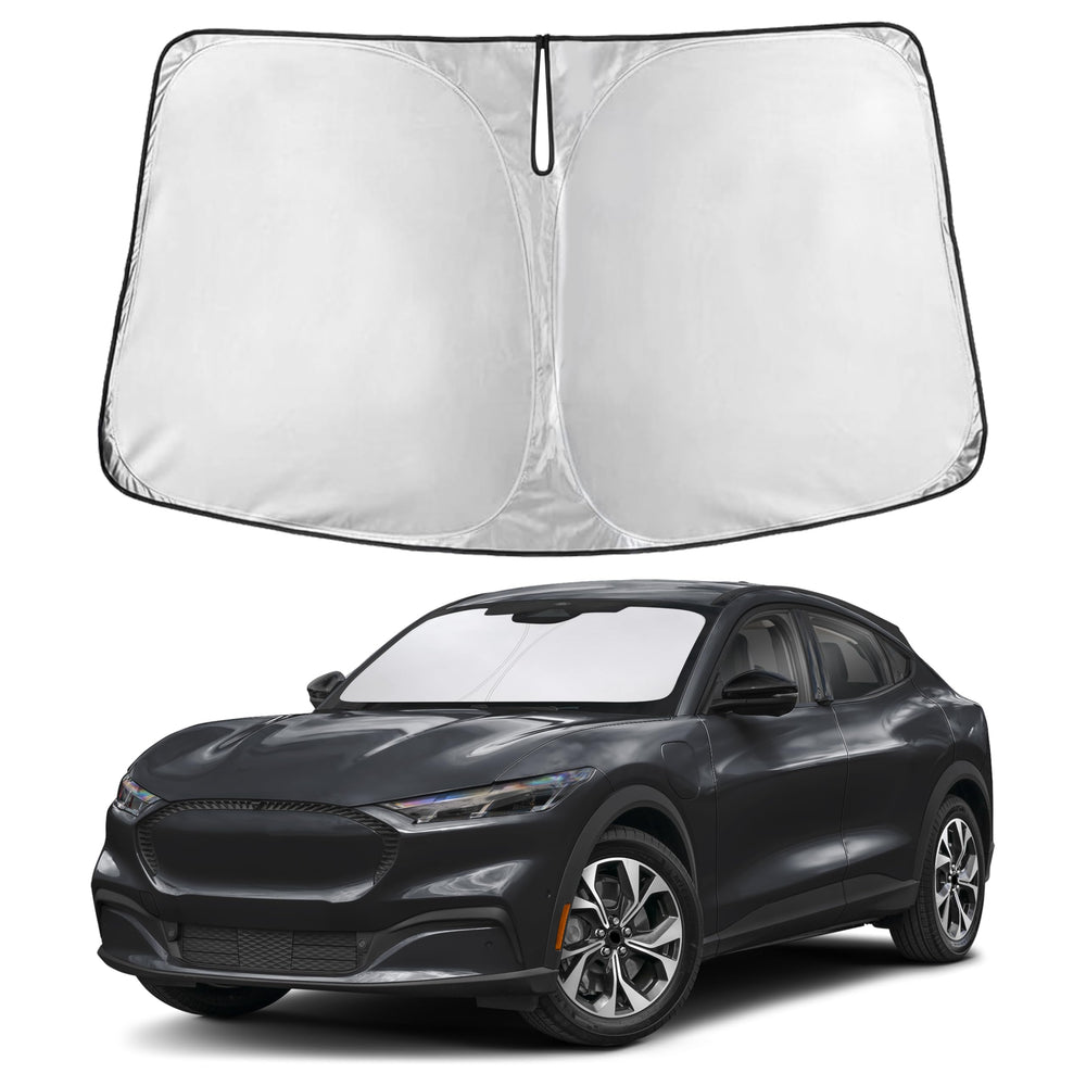 EcoNour front view showing full windshield coverage and precise fit