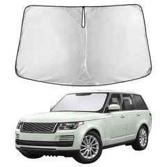 EcoNour front view of sunshade packaging showing vehicle-specific fit and protection