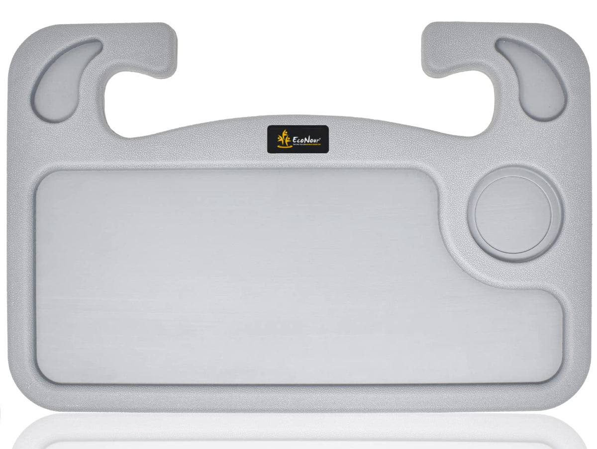 EcoNour front view showing tray shape and grey finish for practical storage