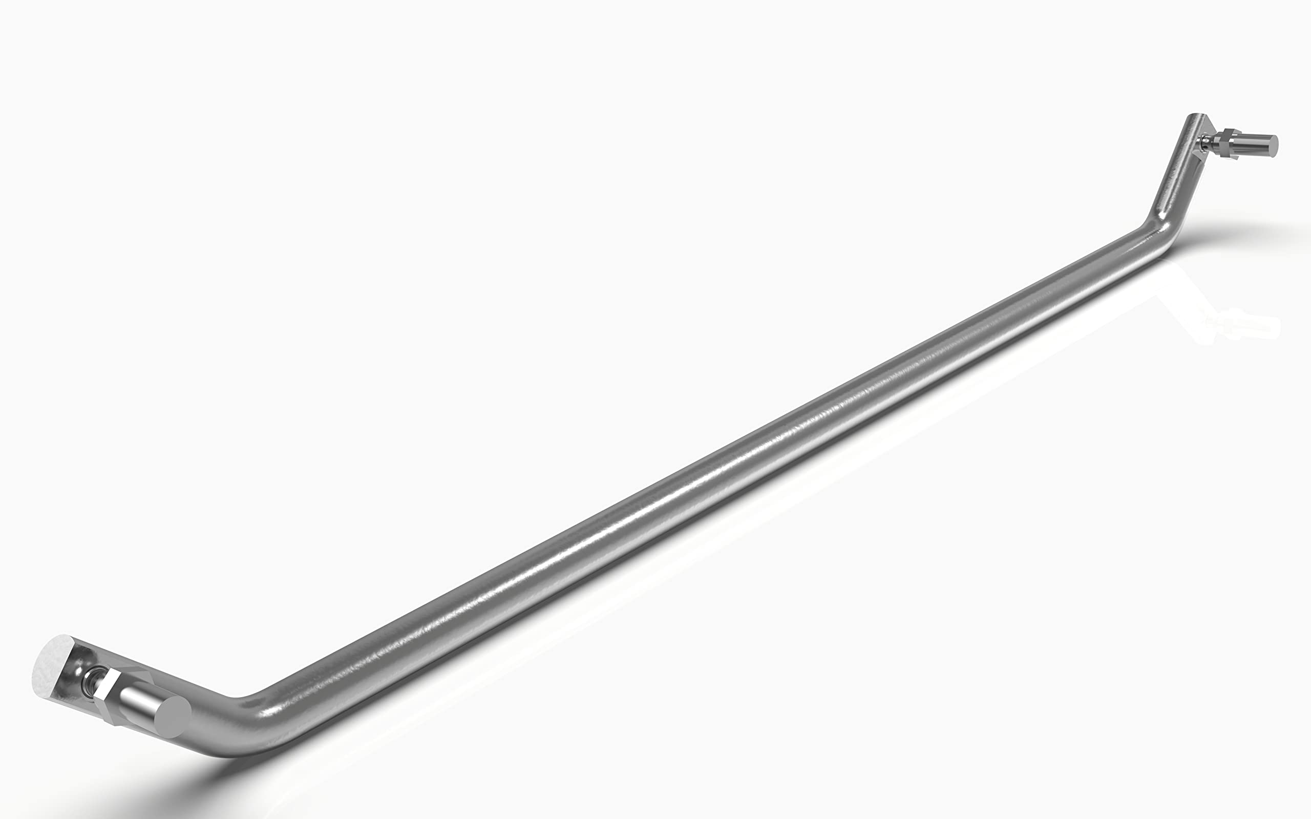 ECOTRIC close-up zinc-plated finish prevents rust and extends life