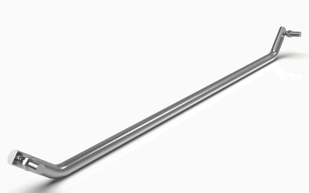 ECOTRIC close-up zinc-plated finish prevents rust and extends life