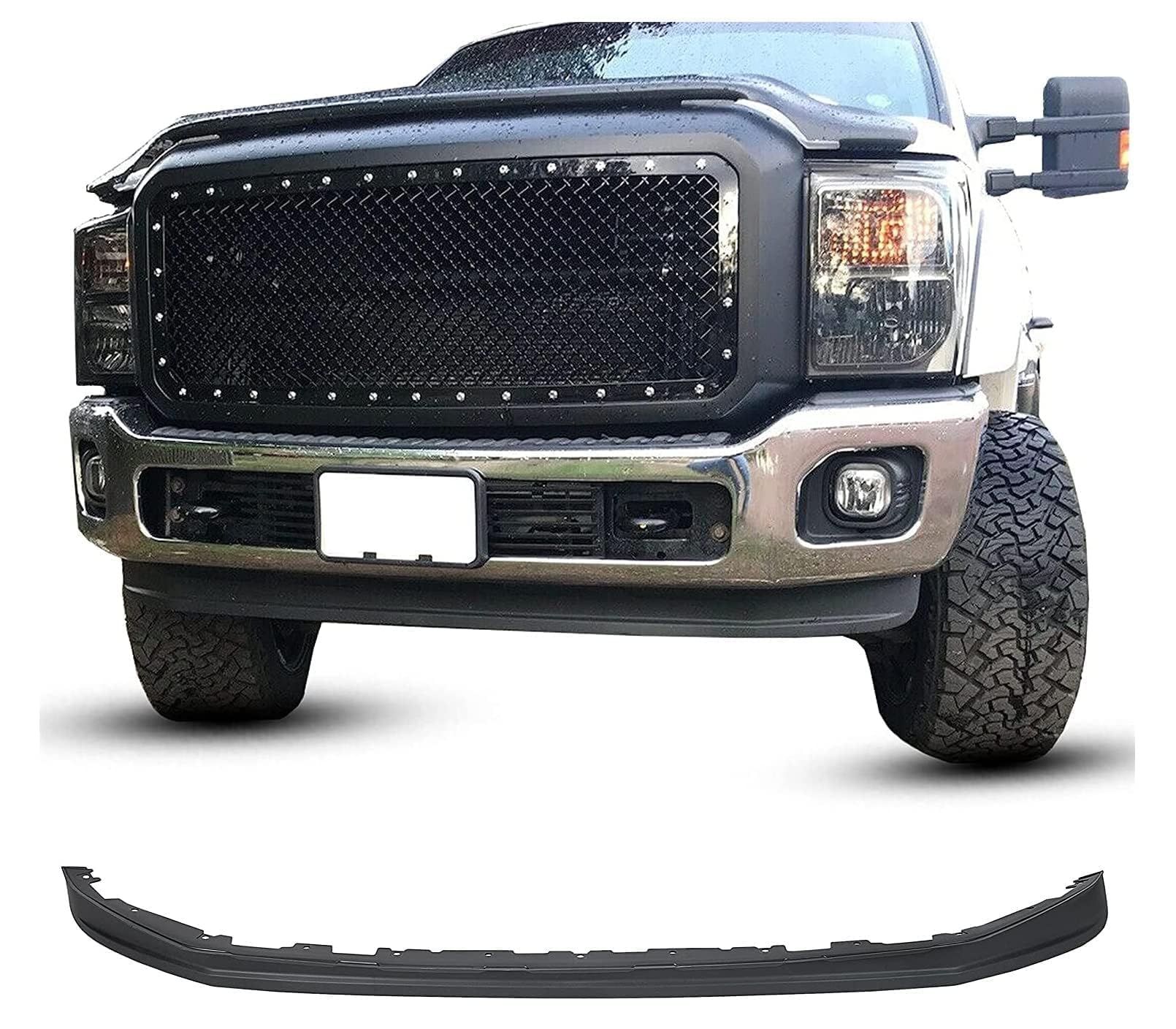 ECOTRIC front bumper valance front view showing exact fit benefit