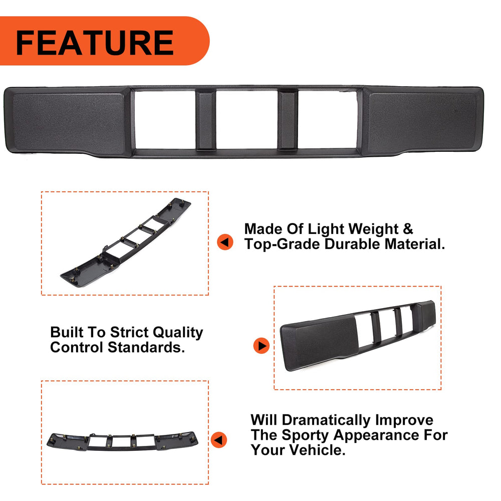 ECOTRIC grille installed on F-150 demonstrating direct-fit installation benefit