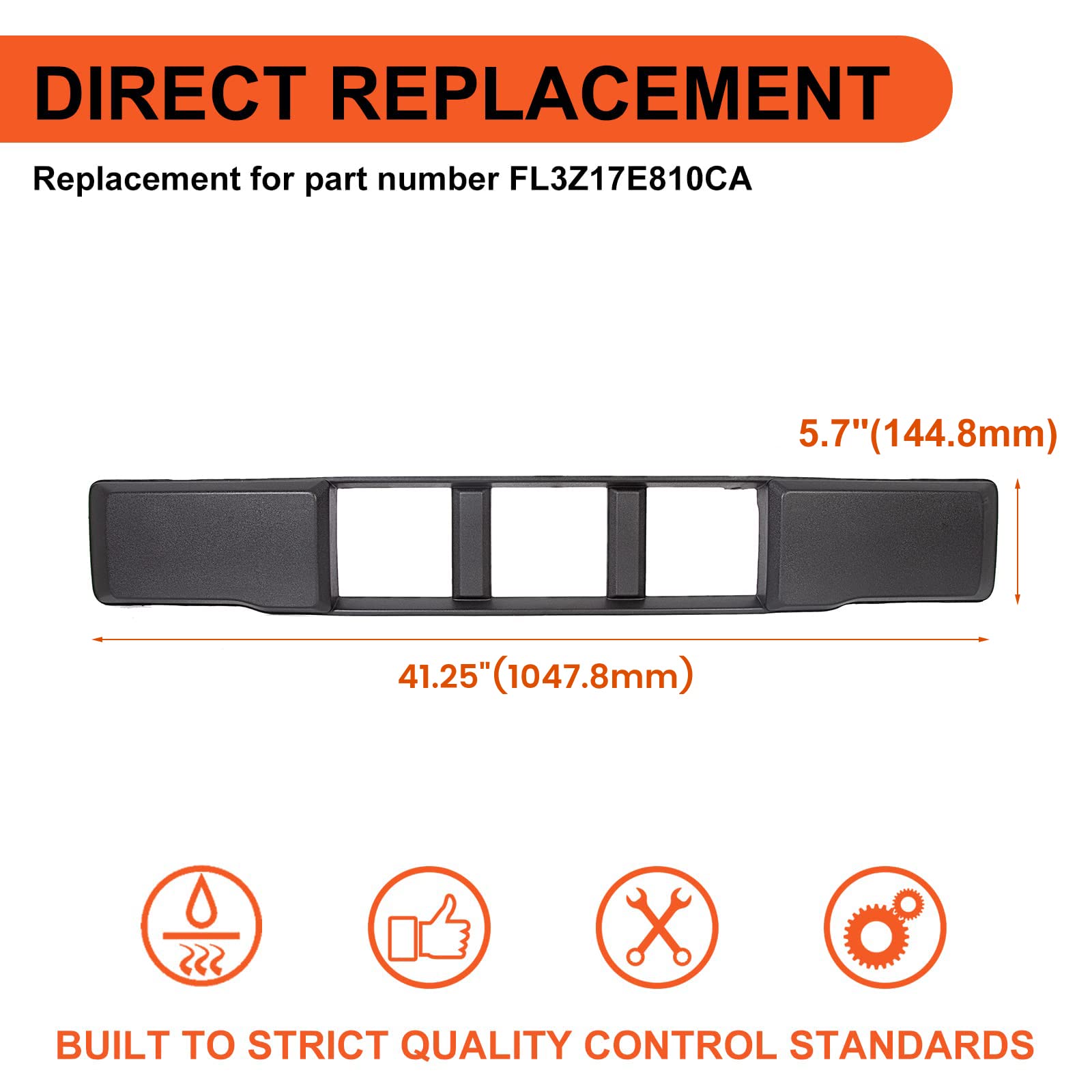 ECOTRIC side profile showing edge contour and precise factory fit