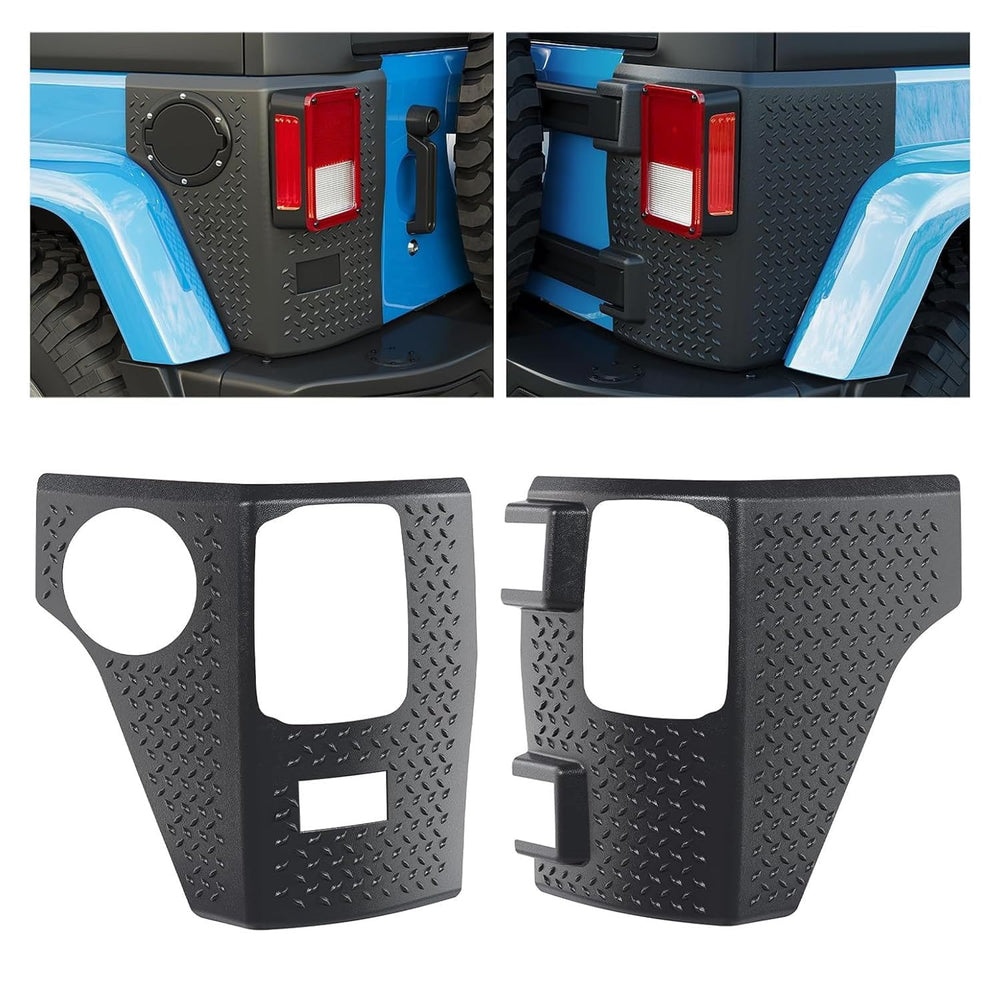 ECOTRIC rear corner guards front view showing durable protection