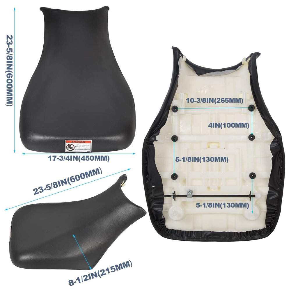 ECOTRIC seat mounting points view showing secure fit and durability
