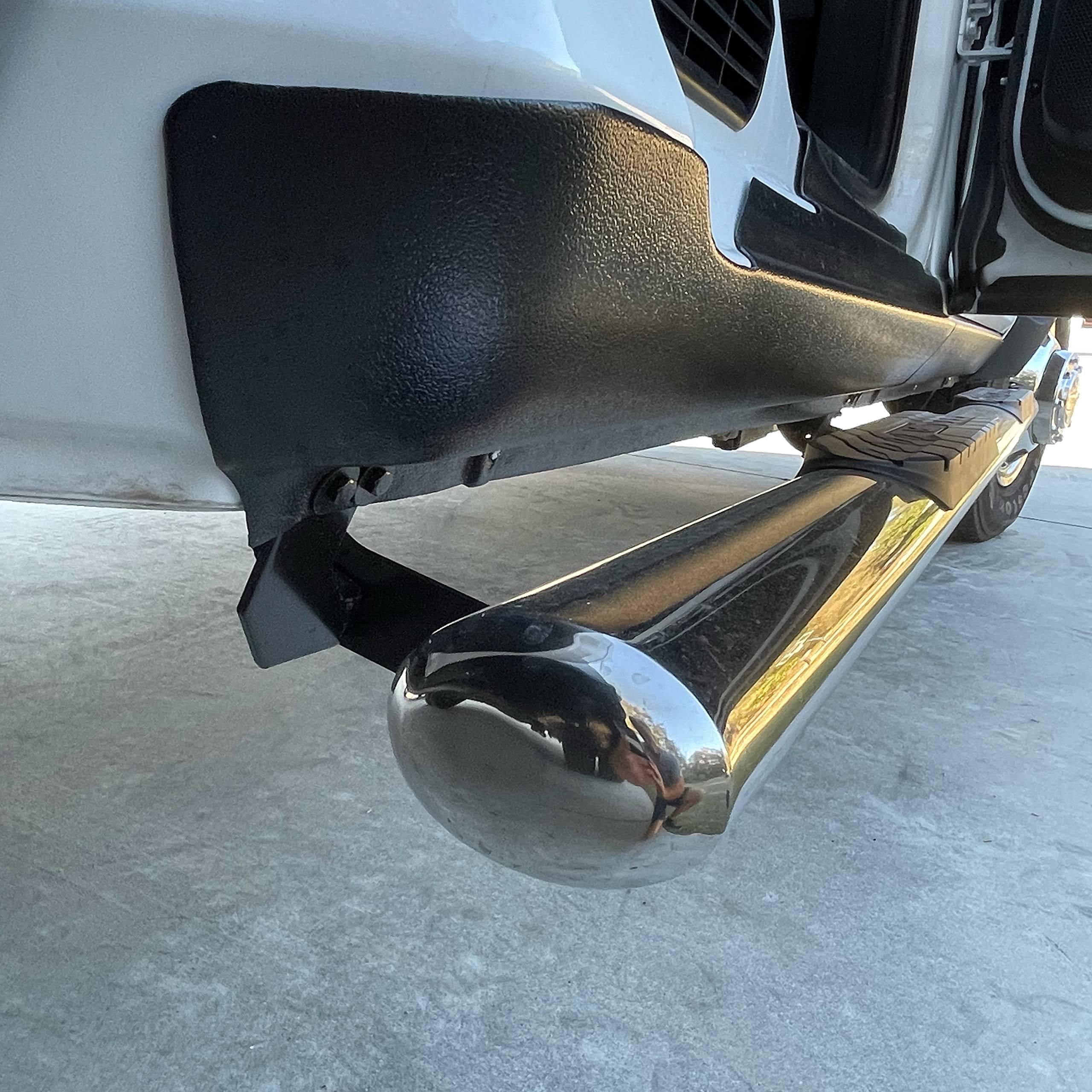 ECOTRIC installed side profile on Dodge Ram Crew Cab for protection