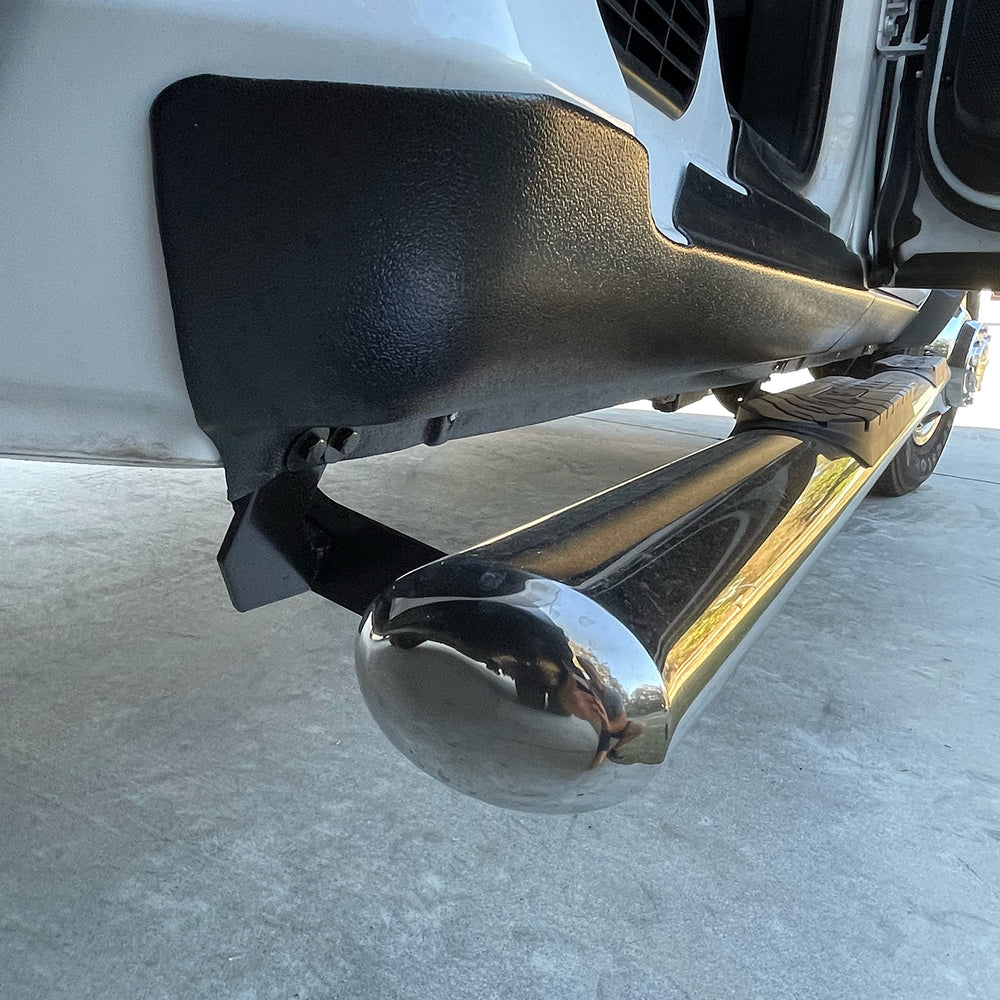 ECOTRIC installed side profile on Dodge Ram Crew Cab for protection